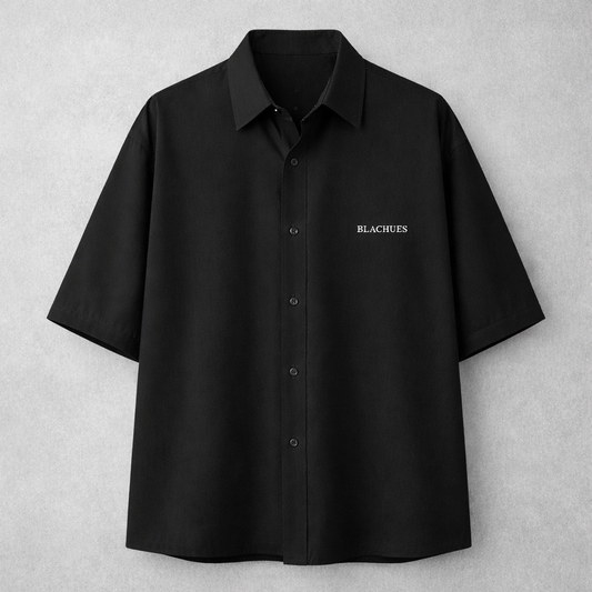 Relaxed black shirt